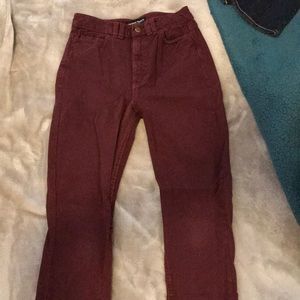 Maroon Skinny jeans